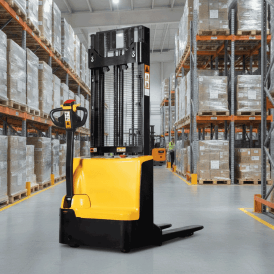 Electric Powered Stacker Truck 2.5m Lift Height 1500kg