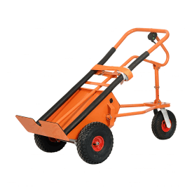 Electric Powered Steel Sack Truck With Rear Wheel 500kg