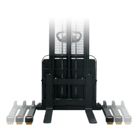 Electric Powered Straddle Stacker Truck 3.0m Lift Height 1500kg