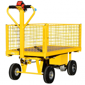 Electric Turntable Truck with Removable Sides 500kg