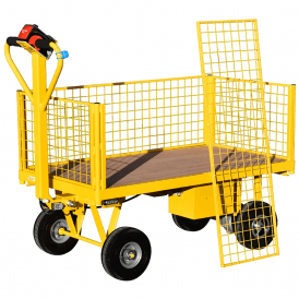 Electric Turntable Truck with Removable Sides 500kg
