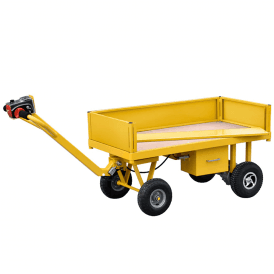 Electric Turntable Truck with Steel Sides 500kg