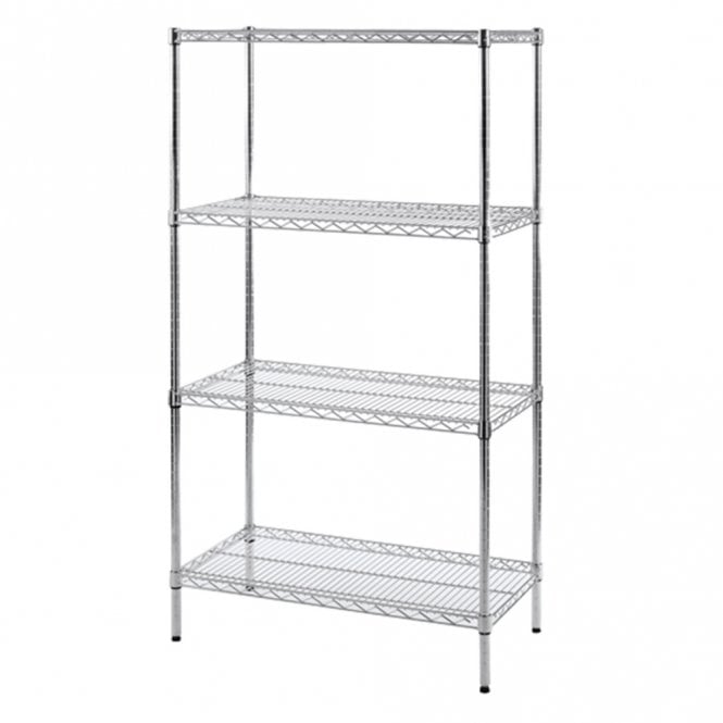 Epoxy Coated Wire Shelving 460mm Depth - Anti-bacterial