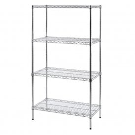 Epoxy Coated Wire Shelving 460mm Depth - Anti-bacterial