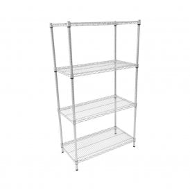 Epoxy Coated Wire Shelving 460mm Depth - Anti-bacterial