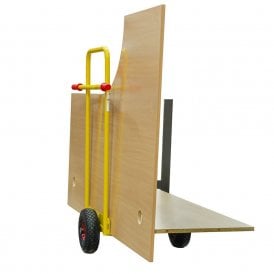 Extra Wide Board & Panel Trolley Pneumatic or Puncture Proof Tyres 200kg