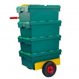 Extra Wide Board & Panel Trolley Pneumatic or Puncture Proof Tyres 200kg