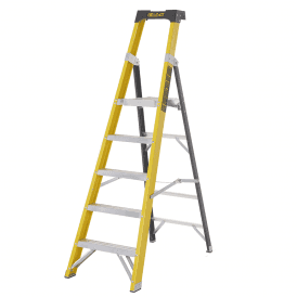 Fibreglass Platform Step ladder 3-8 Tread EN131 Professional