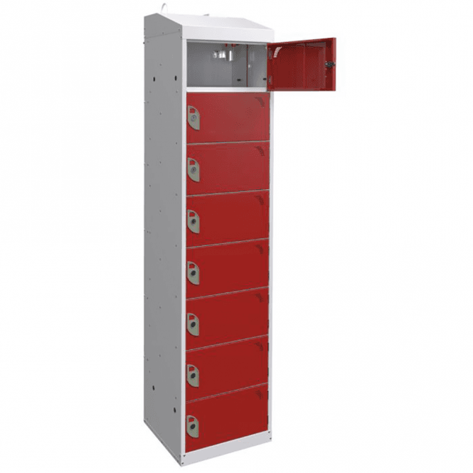 Fire Suppression Charging Lockers 300mm Depth with a Standard UK Plug & USB Port