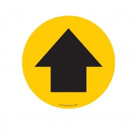 Floor Marker Graphic Sign: Arrow
