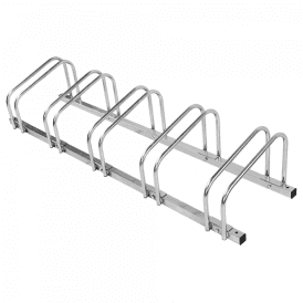 Floor Mounted Bike Rack for 2 - 5 Bikes upto 55mm Width