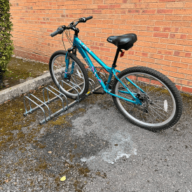 Floor Mounted Bike Rack for 2 - 5 Bikes upto 55mm Width