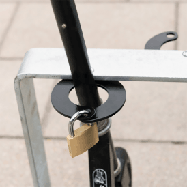 Floor Mounted Scooter Rack for 5 Scooters