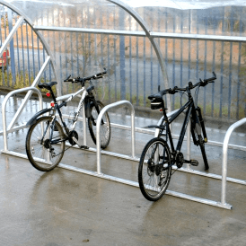 Floor Mounted Sheffield Toast Rack Galvanised Steel Bike Stand For 8 Bikes