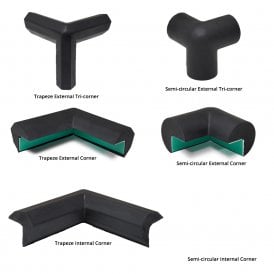 Foam Corner Edges for Impact Protection Profiles