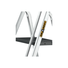 Folding Aluminium Platform Step Ladders 4-8 Tread EN131 Pro