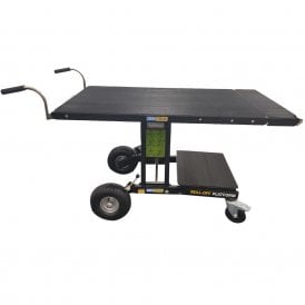 Folding Coffee Machine Trolley with Roll-off Platform 220kg