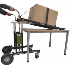 Folding Coffee Machine Trolley with Roll-off Platform 220kg