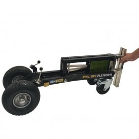 Folding Coffee Machine Trolley with Roll-off Platform 220kg