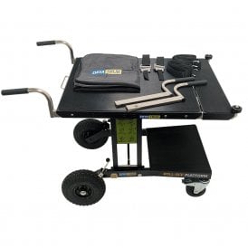 Folding Coffee Machine Trolley with Roll-off Platform 220kg
