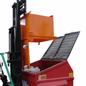 Fork Mounted Bottom Empty Skip