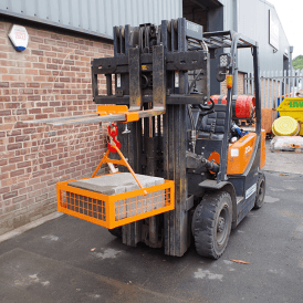 Fork Mounted Material/Brick Lifting Basket 250kg