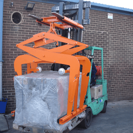 Fork Mounted Mechanical Scissor Grab 2000kg