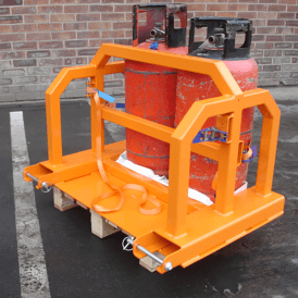 Fork Mounted Multi Cylinder Gas Bottle Handler 500kg