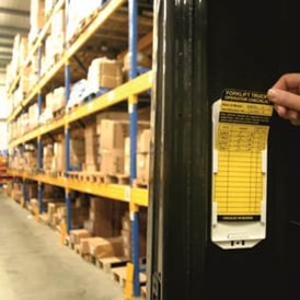 Forklift Inspection Safety Tags