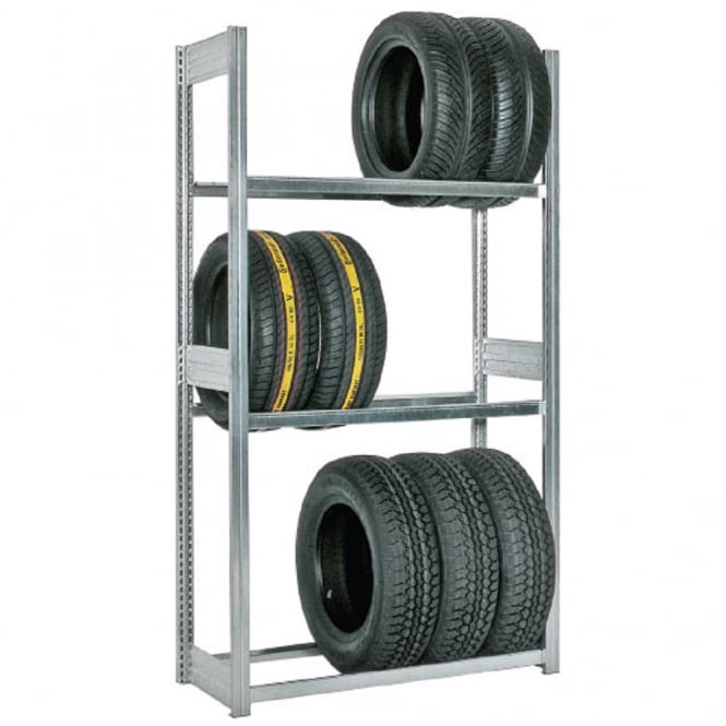 Galvanised Tyre Racking 3, 4 or 5 Shelves