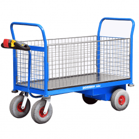 Goodsman Electric Powered Platform Truck with Four Sides 500kg