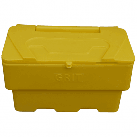 Grit Bin Cap: 170lt - Yellow, Nestable
