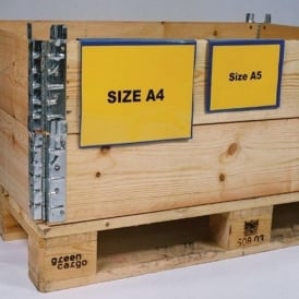 Hanging Document/Identification Pockets with hooked header