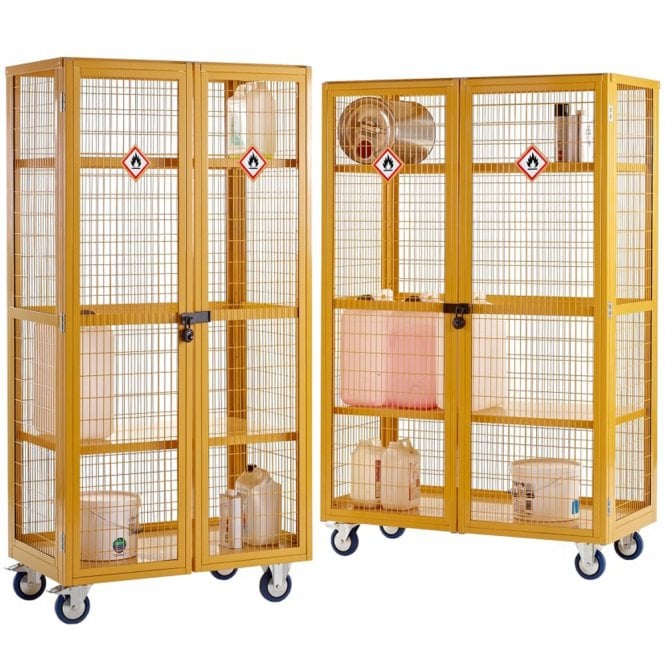 Hazardous Boxwells Shelf Trucks with Doors 500kg