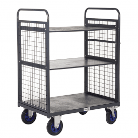 Heavy Duty 2 Shelf Distribution/Picking Trolley 1100mm Height 600kg 