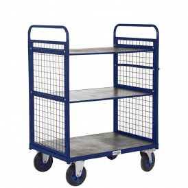 Heavy Duty 2 Shelf Distribution/Picking Trolley 1100mm Height 600kg 