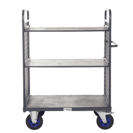 Heavy Duty 2 Shelf Distribution/Picking Trolley 1100mm Height 600kg 