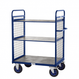 Heavy Duty 2 Shelf Distribution/Picking Trolley 1100mm Height 600kg 