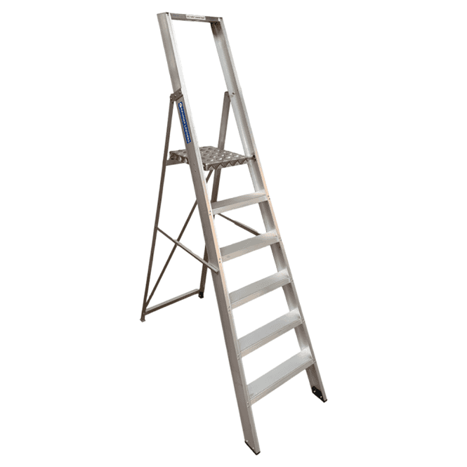 Heavy Duty Aluminium Folding Platform Step Ladders 6-16 Tread EN131 Professional