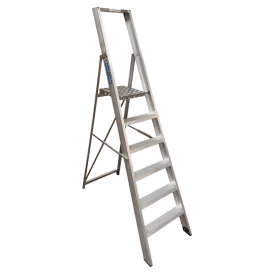 Heavy Duty Aluminium Folding Platform Step Ladders 6-16 Tread EN131 Professional