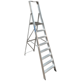 Heavy Duty Aluminium Folding Platform Step Ladders 6-16 Tread EN131 Professional