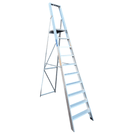 Heavy Duty Aluminium Folding Platform Step Ladders 6-16 Tread EN131 Professional