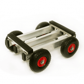 Heavy Duty Aluminium Piano Dolly With Pneumatic Wheels 800kg