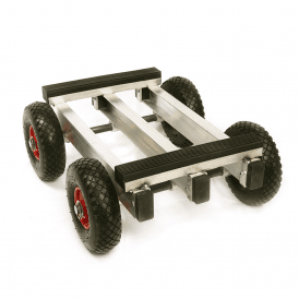 Heavy Duty Aluminium Piano Dolly With Pneumatic Wheels 800kg