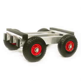 Heavy Duty Aluminium Piano Dolly With Pneumatic Wheels 800kg