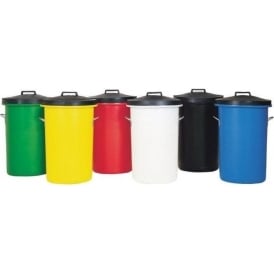 Heavy Duty Coloured Dustbins 85lt