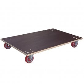 Heavy Duty Euro Pallet Sized Wooden Dolly 1200 x 800mm 1000kg - Damaged