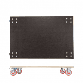 Heavy Duty Euro Pallet Sized Wooden Dolly 1200 x 800mm 1000kg - Damaged