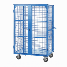 Heavy Duty Multi Shelf Distribution Trolley 2 Steel Shelves 500kg