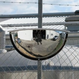 Heavy Duty Outdoor Half Dome Mirror